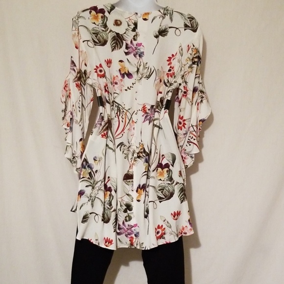 Floral Print Tunic - Picture 2 of 5